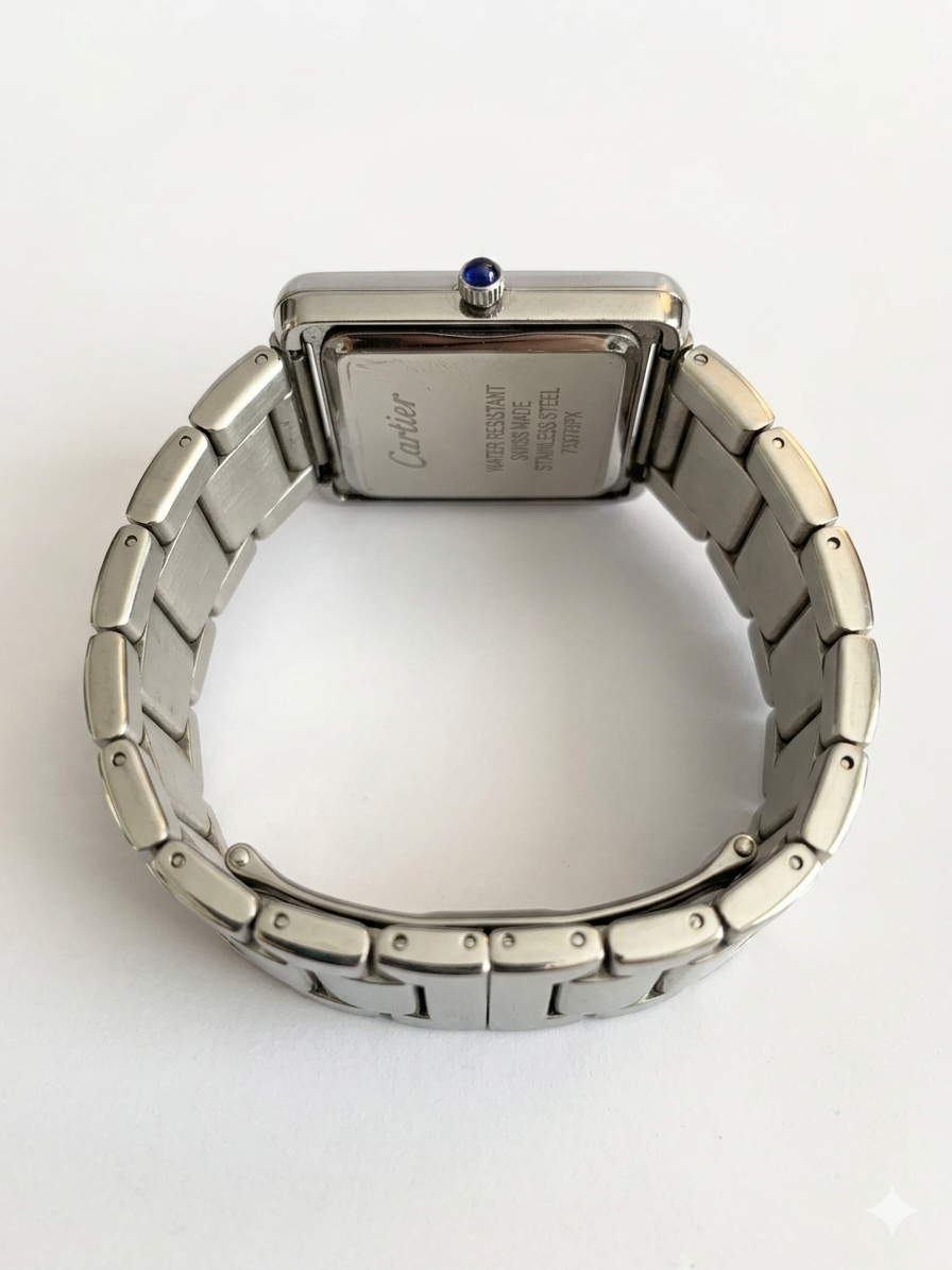 Cartier Tank Full Silver Watch