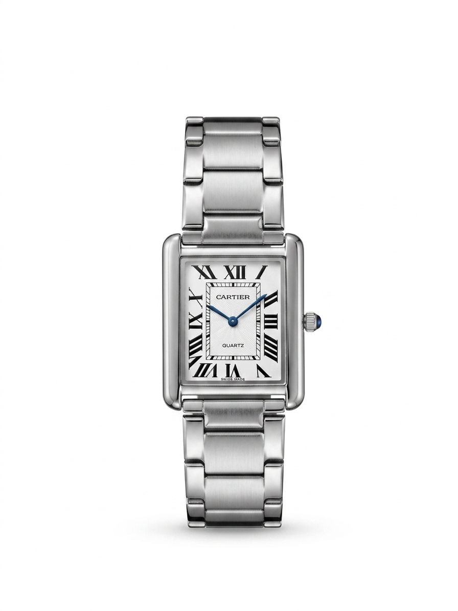 Cartier Tank Full Silver Watch