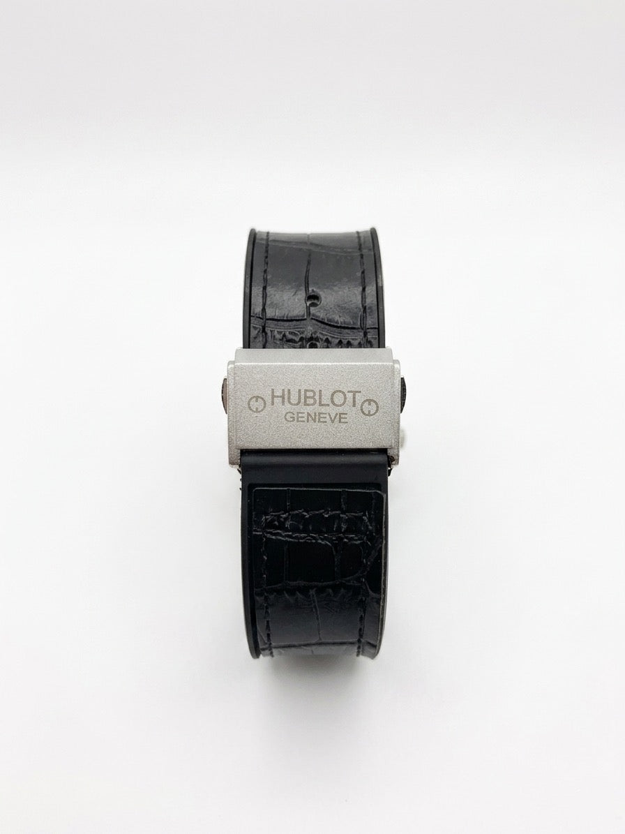 Hublot Black Premium Strap Watch