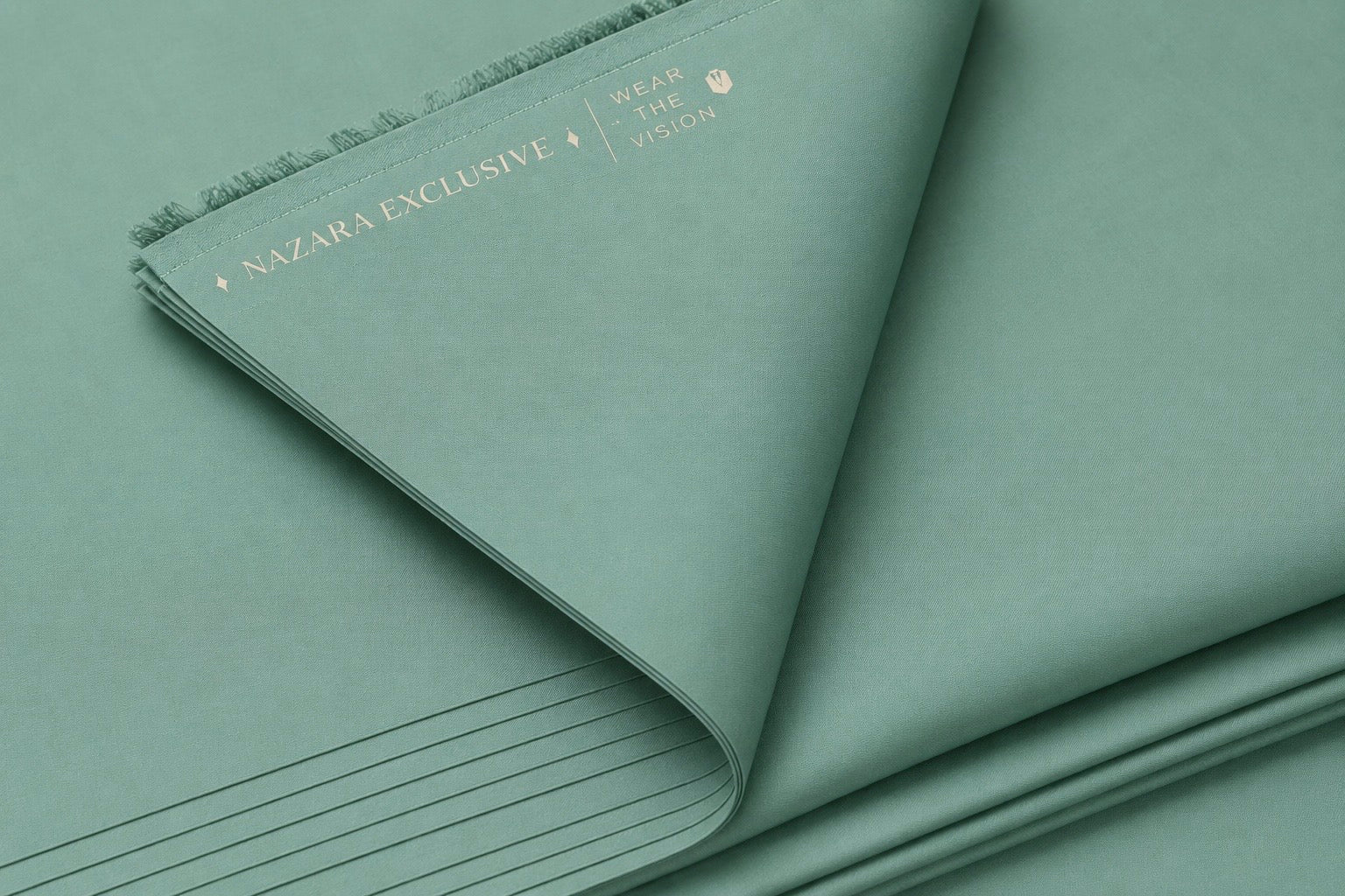 Premium Unstitched Men’s Wear Cotton For Summer (Dusty Mint)