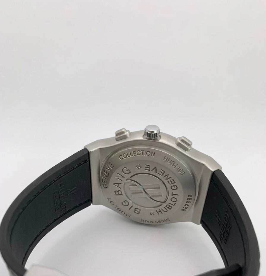 Hublot Black Premium Strap Watch