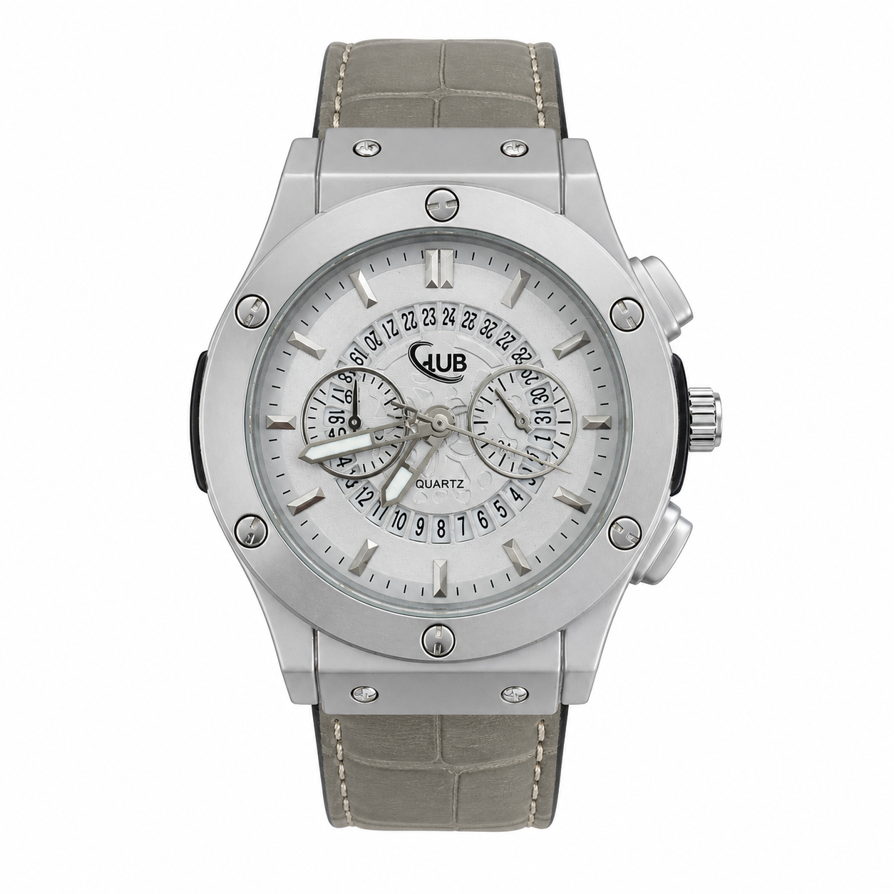 Hublot White Premium Strap Watch